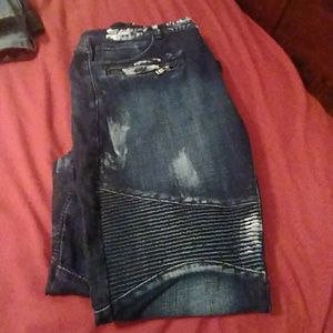 Embellish Biker Denim